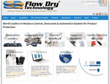 Tablet Screenshot of flowdry.com